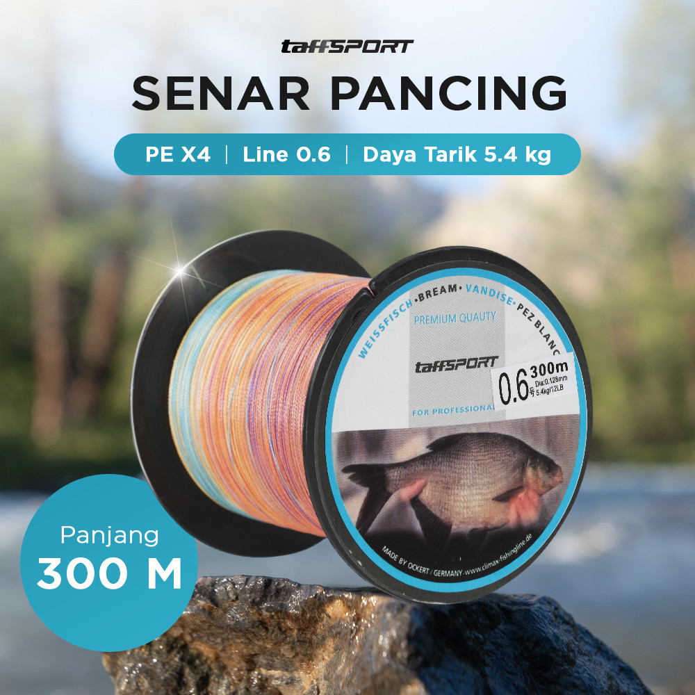 TaffSPORT Senar Pancing PE 4 Braided 300M