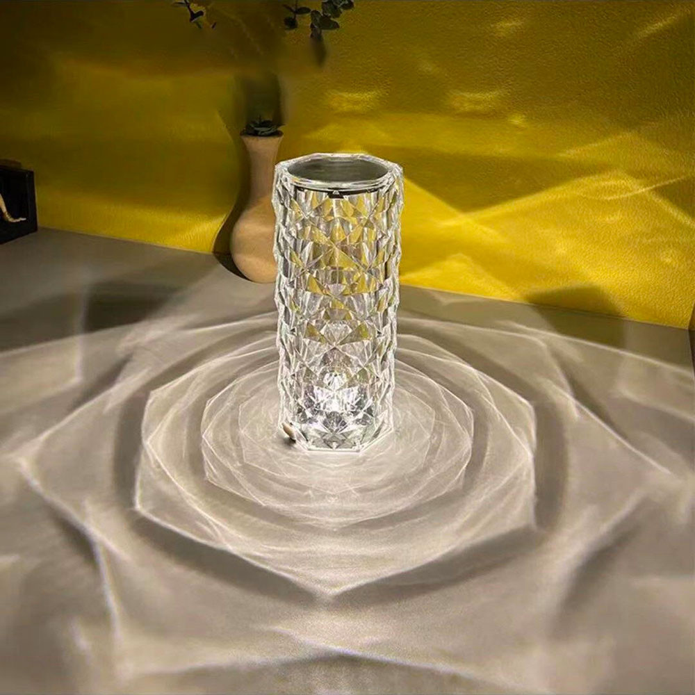 VKTECH Lampu Meja Hias Kristal LED Diamond