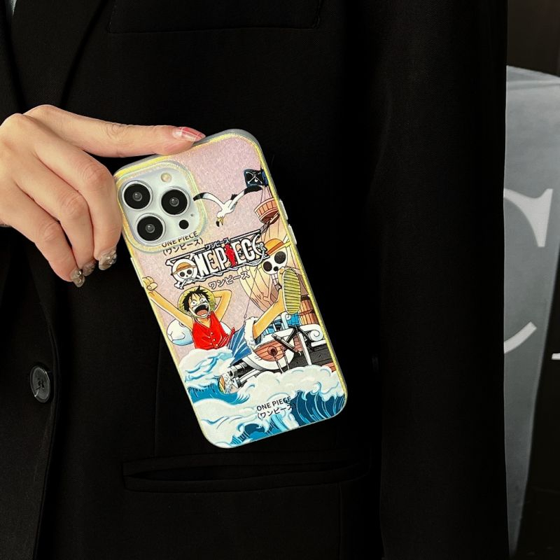 New mode! Pirate King and Van Gogh Colorful Silk Textured Phone Case IPHONE 14 Pro Max 13 Pro Max 12 Pro Max 11 Phone Case