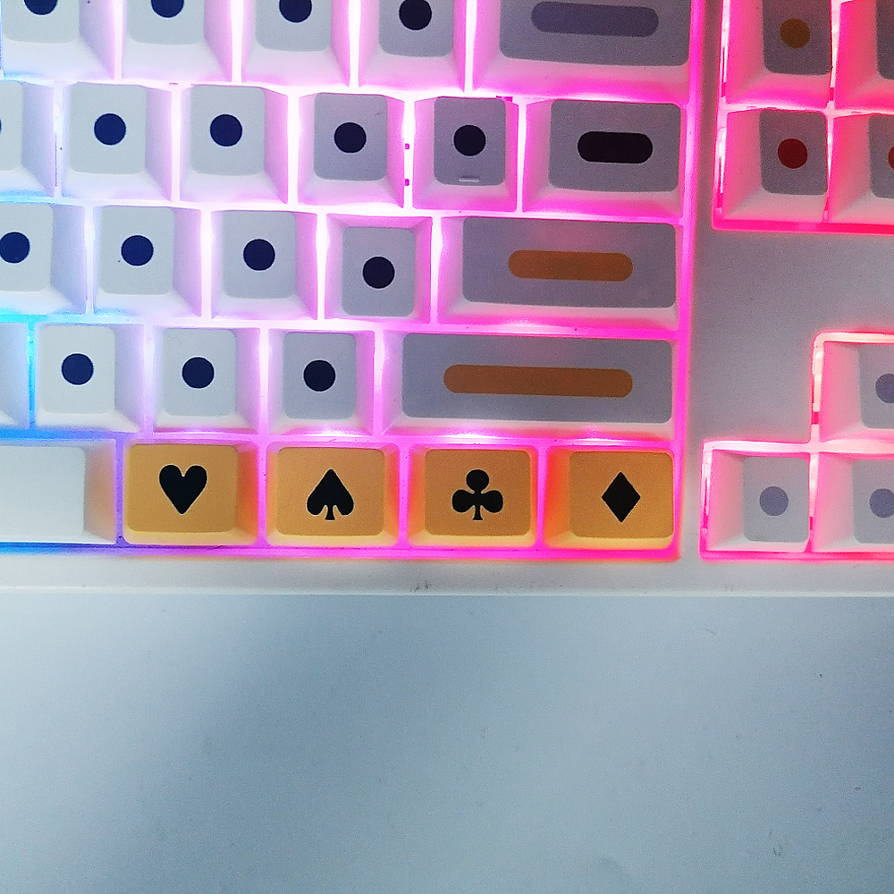 Pbt Poker Keycap Profil OEM Untuk Keyboard Mekanik CherryMx Gateron Kailh Switch