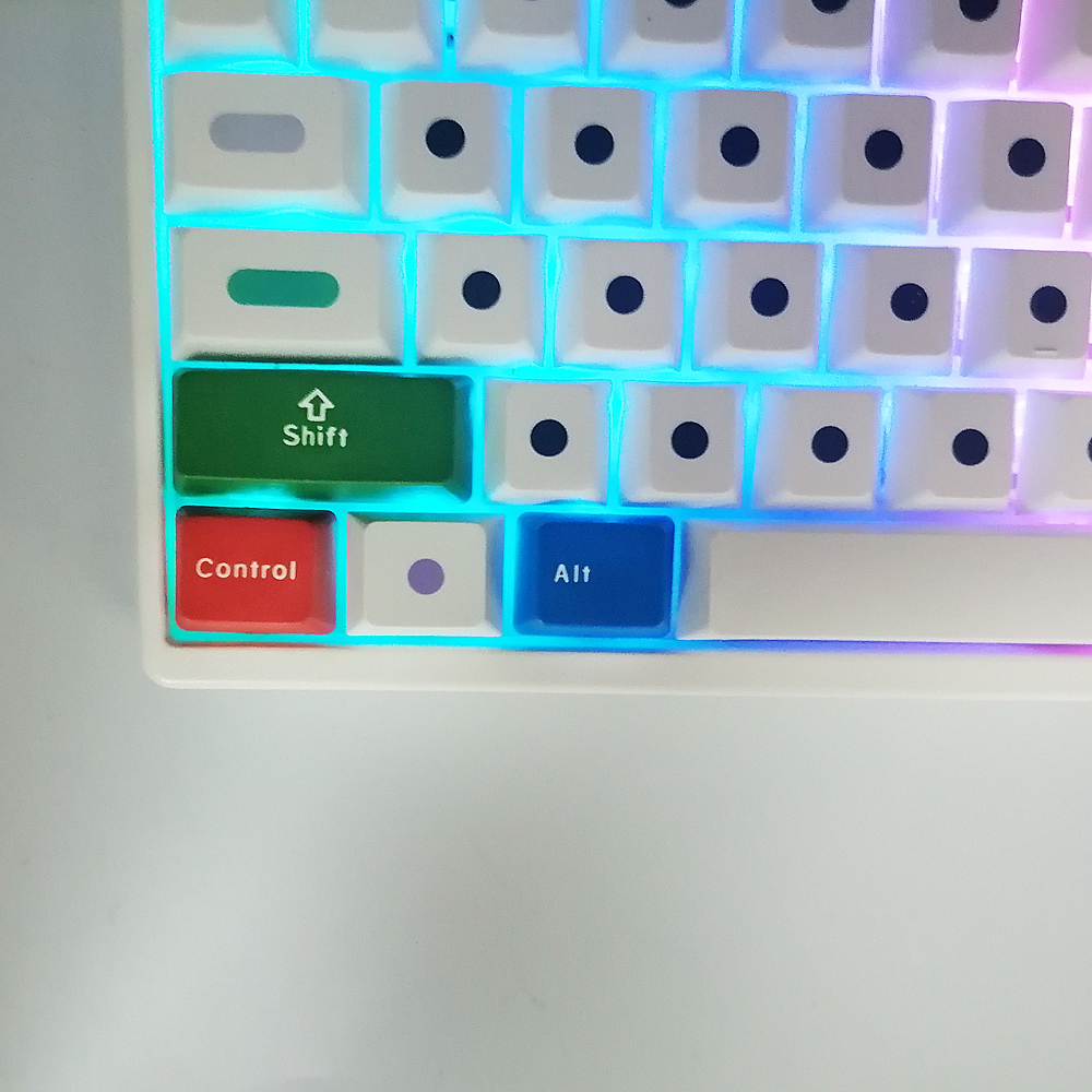 Keycap PBT Berwarna Profil OEM Untuk Keyboard Mekanik Saklar CherryMx Gateron Kailh