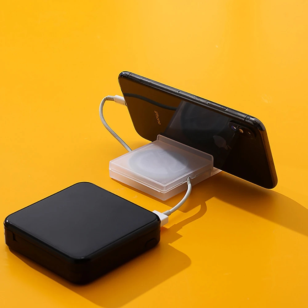 Pp Wire Winder Box Tempat Penyimpanan Berputar Kabel Data Organizer Portable USB Charger Holder Wadah Kabel Handphone Multifungsi