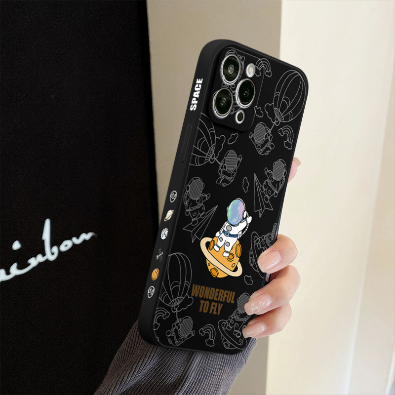 Soft Case Tpu Motif Nasa Astronot Untuk Iphone 11 7 8 6 6s Plus 13 12 Pro Max Xr Se 2020 X Xs Max