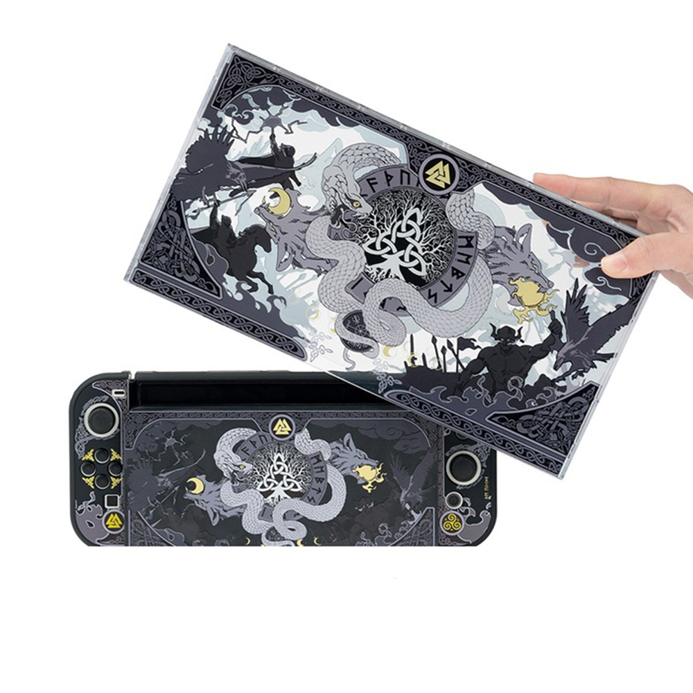 Cover Pelindung Konsol Game Nintendo Switch Anti Debu Bahan Akrilik Transparan