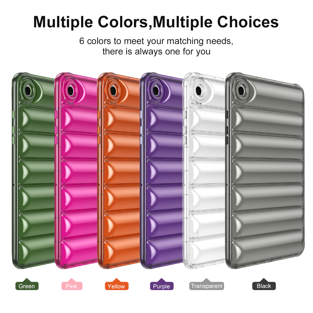 Untuk iPad Mini6 (2021) 8.3 &quot;A2568 iPad Mini5 4 7.9&quot; Fashion Color Down Clothes Style Design Tablet Shockproof Cover Pelindung Transparan Lembut TPU Case