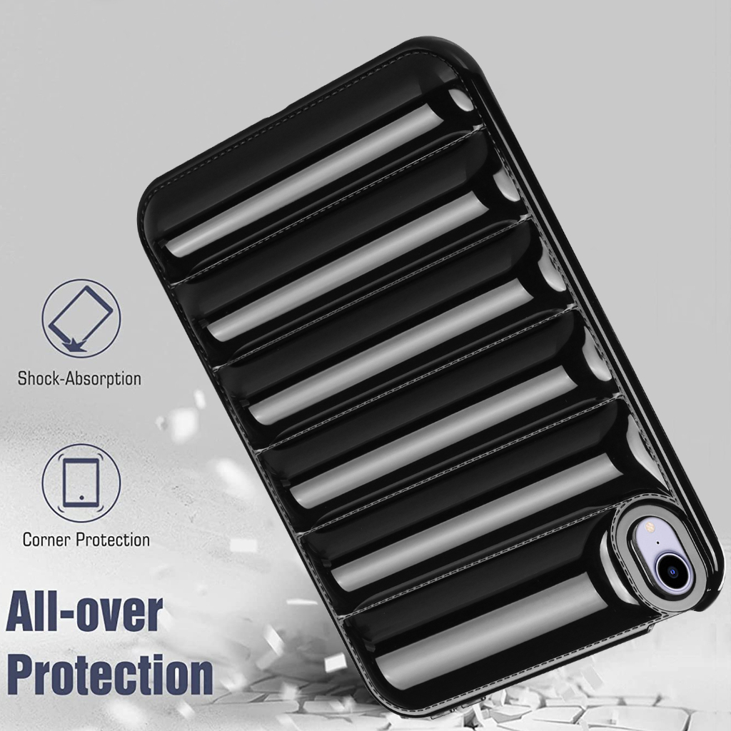 Untuk iPad Mini6 (2021) 8.3 &quot;A2568 iPad Mini5 4 7.9&quot; Fashion Down Pakaian Desain Gaya Tablet Shockproof Cover Pelindung Warna Permen Solid Soft TPU Case