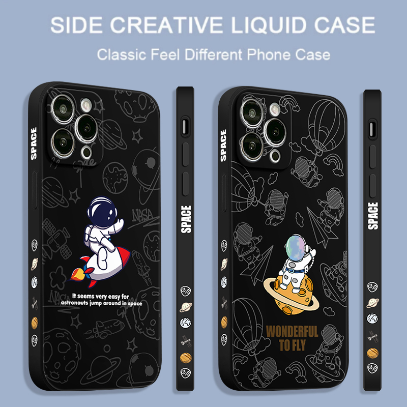 Casing Astronot Luar Angkasa NASA Motif Samping Vivo Y02 Y35 Y21 Y16 Y22 Y21S Y12S Y15 Y20 Y02s Y95 Y91C Y12 Y15S Y17 Y50 Y11 Y33S Y33T Y15A Y51A V25 V25e V23 Y30 Y20I Y20S Y12I Y91 Y93