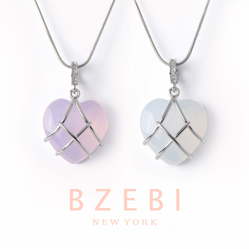 Bzebi Kalung Emas 18k, Kalung Baja Titanium, Kalung Liontin Berlian, Anti Karat, Aksesoris Fashion Wanita Perhiasan Gaya Korea, Hadiah Ulang Tahun Dengan Box Eksklusif 720n