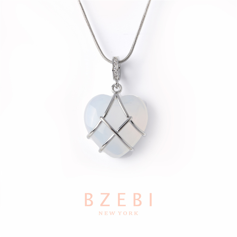 Bzebi Kalung Emas 18k, Kalung Baja Titanium, Kalung Liontin Berlian, Anti Karat, Aksesoris Fashion Wanita Perhiasan Gaya Korea, Hadiah Ulang Tahun Dengan Box Eksklusif 720n