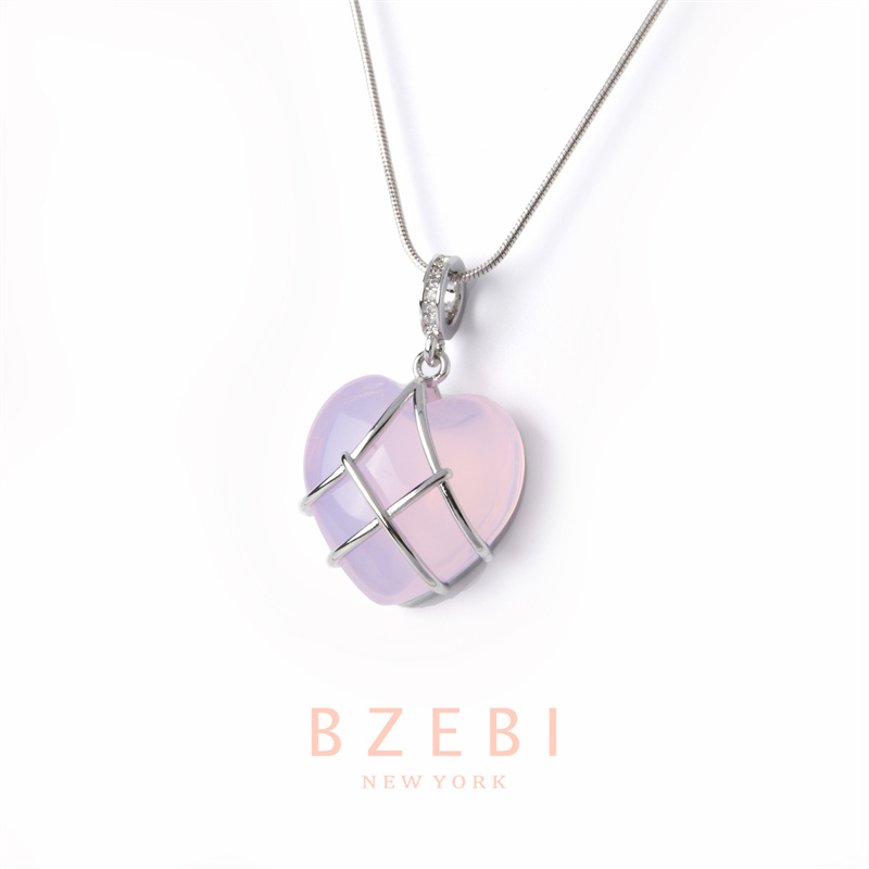 Bzebi Kalung Emas 18k, Kalung Baja Titanium, Kalung Liontin Berlian, Anti Karat, Aksesoris Fashion Wanita Perhiasan Gaya Korea, Hadiah Ulang Tahun Dengan Box Eksklusif 720n