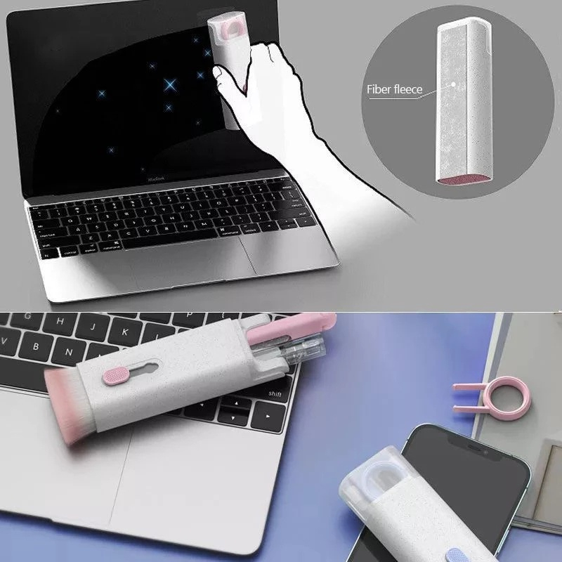 Perlengkapan Kebersihan Laptop - Komputer - Keyboard - AirPod Multi Fungsi 7-In-1 Ultra Compact Headset