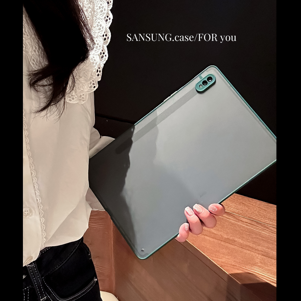 Untuk Samsung Galaxy Tab S6 Lite 2022 2020 10.4 &quot;SM-P613 SM-P619 SM-P610N SM-P615 SM-P610 Fashion Skin Feel Tablet Shockproof Protection Case Bingkai Warna Matte Bening Penutup Belakang