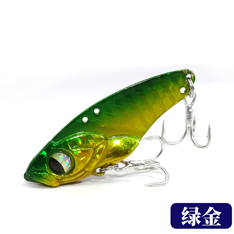 1pcs VIB Umpan Pancing Ikan Kecil Logam Swimbait 7g 10g 14g Tenggelam Bass Wobbler Jig Hook Jigging Umpan Engkol Tackle