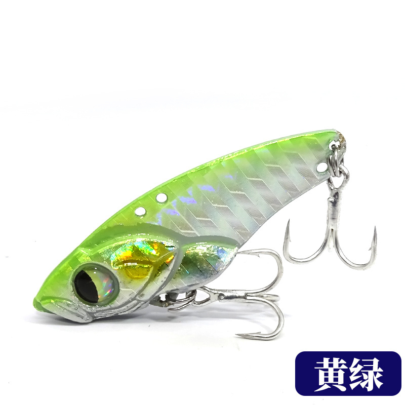 1pcs VIB Umpan Pancing Ikan Kecil Logam Swimbait 7g 10g 14g Tenggelam Bass Wobbler Jig Hook Jigging Umpan Engkol Tackle