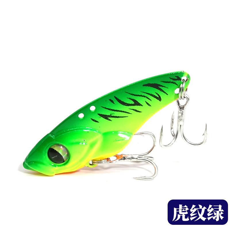 1pcs VIB Umpan Pancing Ikan Kecil Logam Swimbait 7g 10g 14g Tenggelam Bass Wobbler Jig Hook Jigging Umpan Engkol Tackle