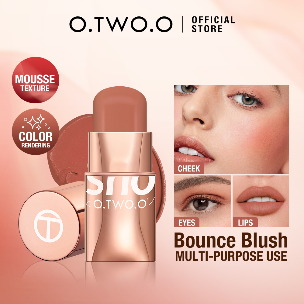 O.TWO.O 2psc/set 3 In 1 Blush Stick &amp; Face Makeup Primer Invisible Pore