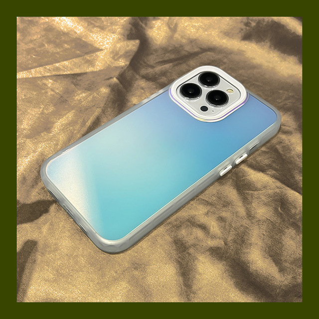 IPHONE Casing Ponsel Bubuk Matte Sederhana Mewah Kompatibel Untuk Iphone14 13 12 11 Pro Max Glossy Ultra Slim Shockproof Lembut IMD Penutup Belakang