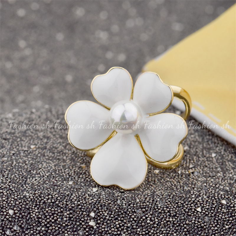 Hot Jual Baru Cinta Mutiara Syal Kancing Paduan Cincin Aksesoris