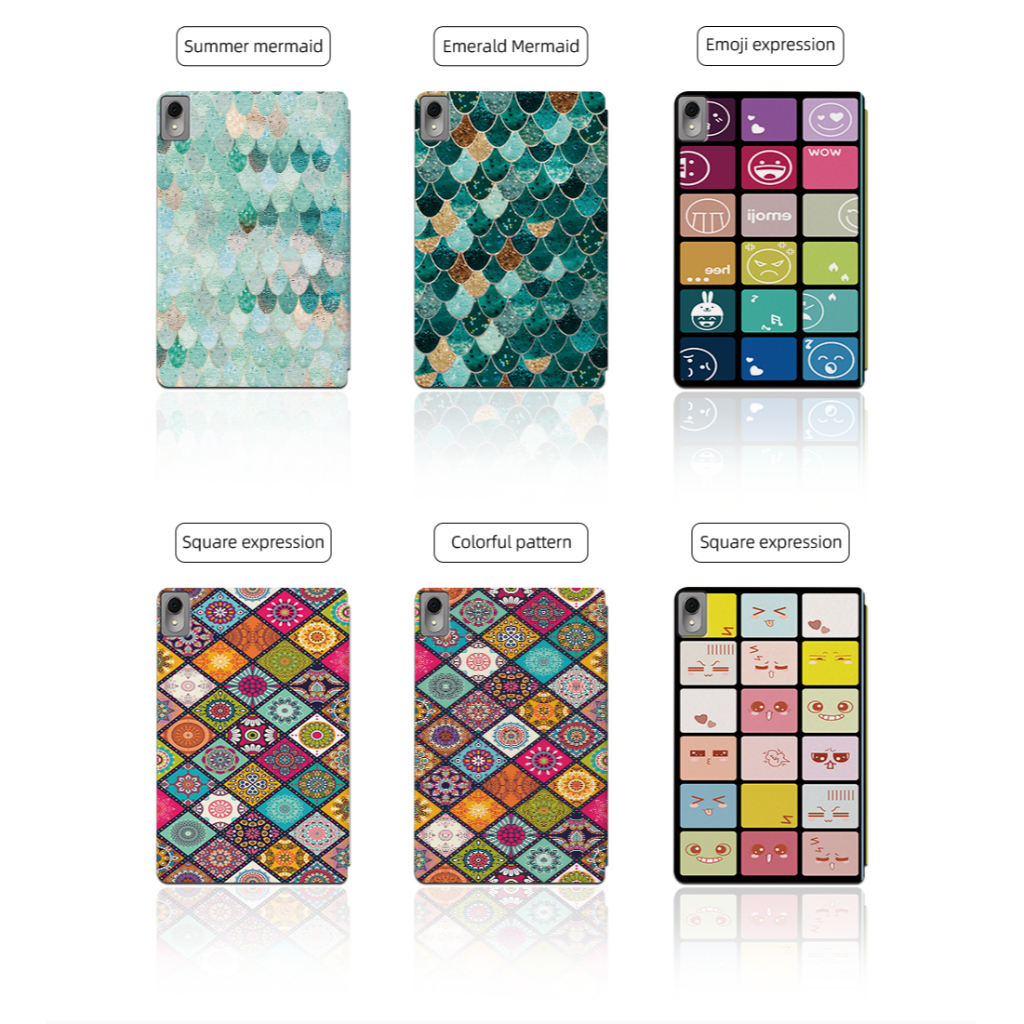 Untuk Huawei Matepad11.0 inch (2023) DBR-W10 DBR-W00 11.0 inch Fashion Tablet Case Fancy Color Lattice Series Flip Stand Casing PU Leather Cover Pelindung