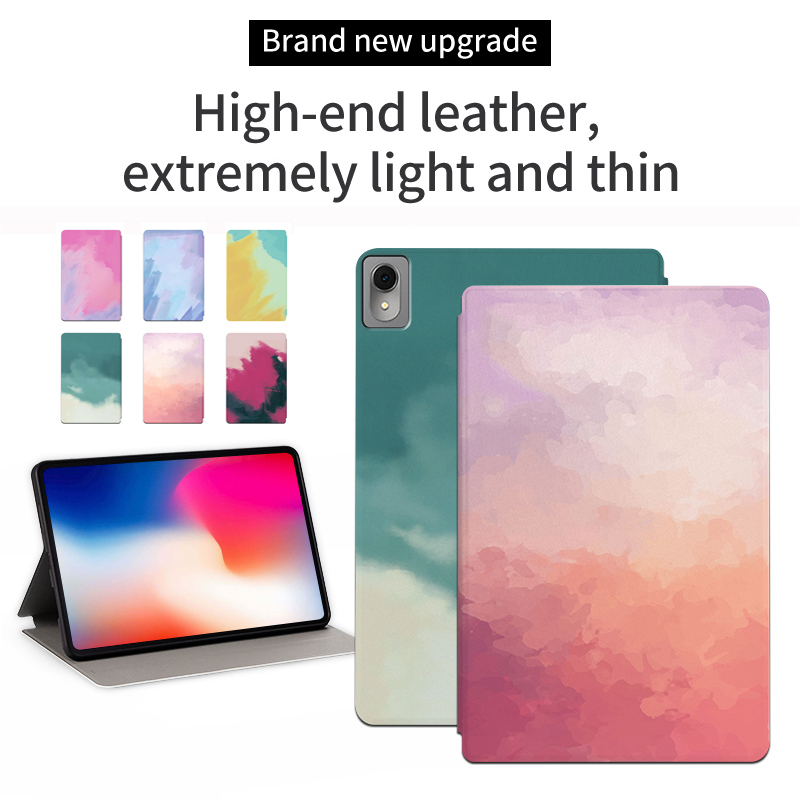 Untuk Huawei Matepad11.0 Inci (2023) DBR-W10 DBR-W00 11.0 inch Fashion Tablet Pelindung Kualitas Tinggi Cat Air Seni Lukisan Flip Kulit Stand Cover