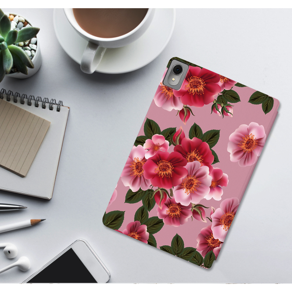 Untuk Huawei Matepad11.0Inci (2023) DBR-W10 DBR-W00 11.0 inch Casing Kualitas Tinggi Tablet Pelindung Case Fashion Mekar Bunga Cantik Flip Kulit Stand Cover