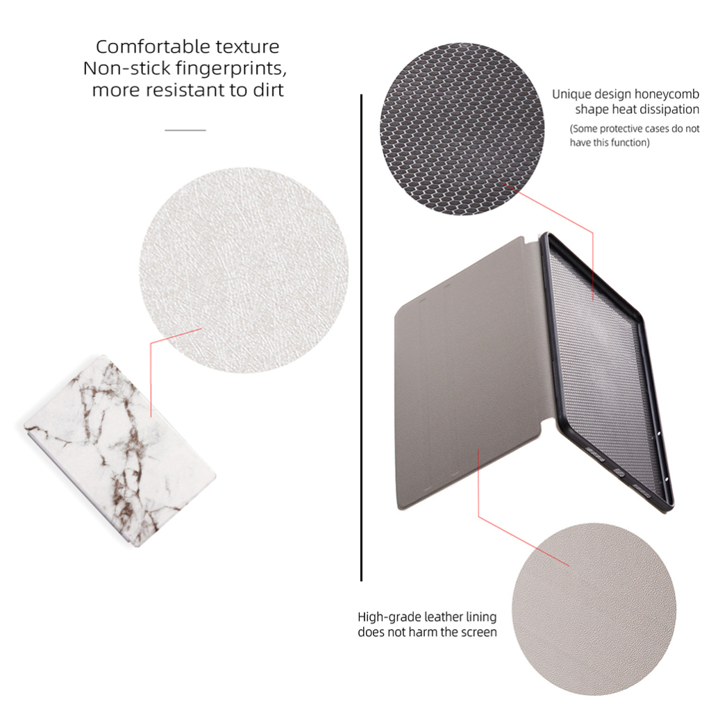 Untuk Huawei Matepad11.0 Inci (2023) DBR-W10 DBR-W00 11.0 inch Fashion Kualitas Tinggi Warna Langit Berbintang Marmer Flip Kulit Tablet Pelindung Case Stand Cover