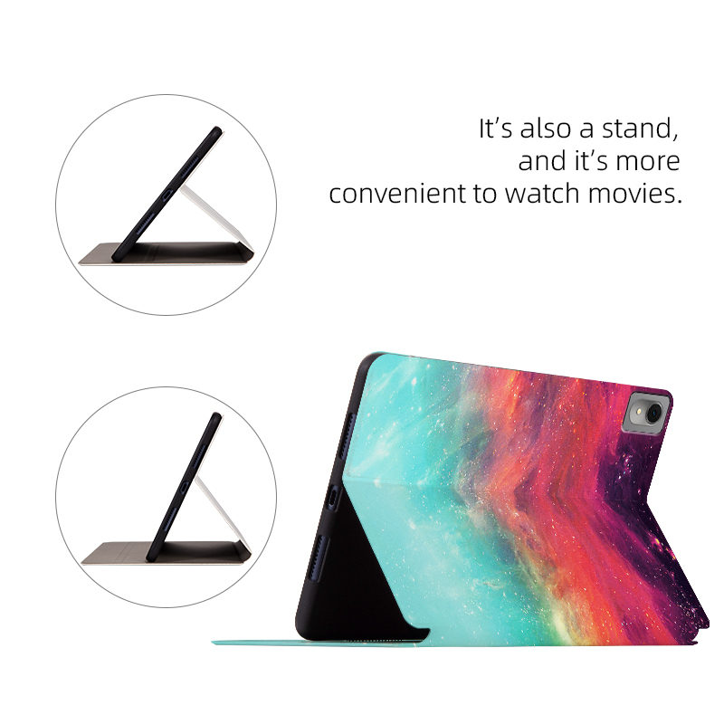 Untuk Huawei Matepad11.0 Inci (2023) DBR-W10 DBR-W00 11.0 inch Fashion Kualitas Tinggi Warna Langit Berbintang Marmer Flip Kulit Tablet Pelindung Case Stand Cover