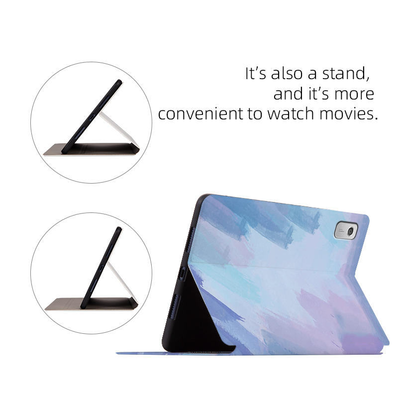 Untuk Lenovo Tab M9 (2022) 9.0 &quot;TB-310FU TB-310 Fashion Tablet Pelindung Case Kualitas Tinggi Cat Air Seni Lukisan Flip Kulit Stand Cover