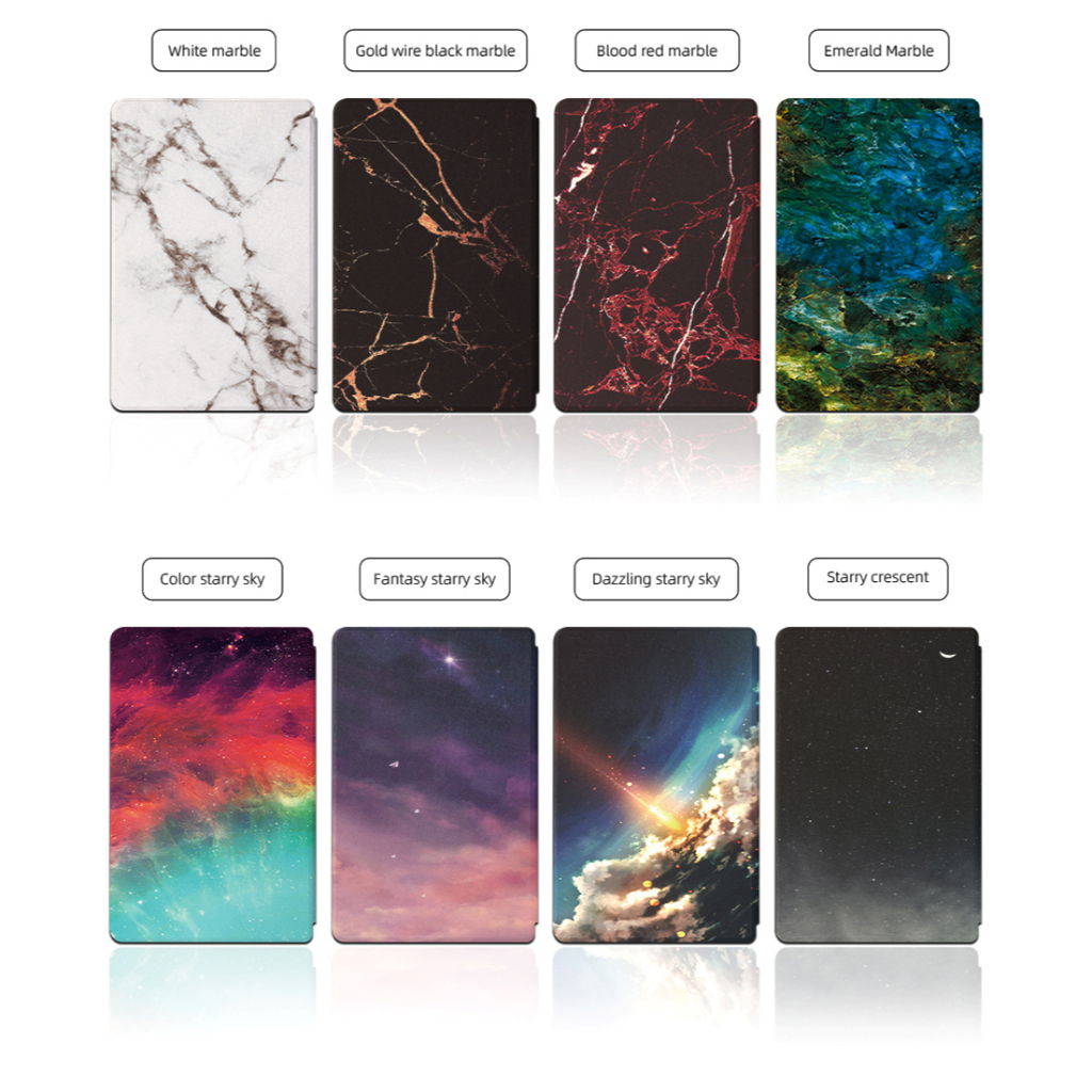 Untuk OnePlus Pad (2023) 11.61 &quot;1+Pad Fashion Kualitas Tinggi Warna Langit Berbintang Marmer Flip Kulit Tablet Pelindung Case Stand Cover