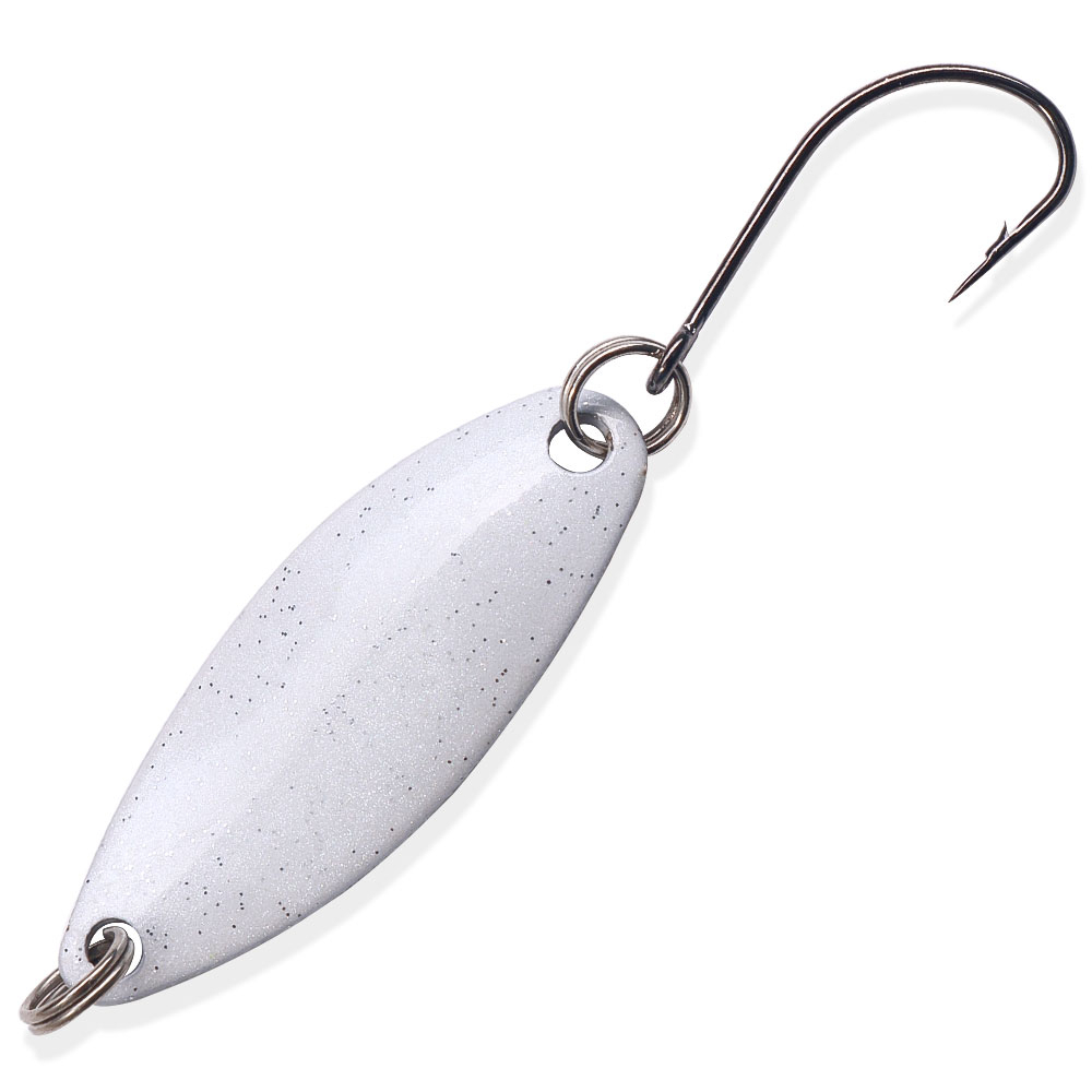 2.5g 3.6 cm Kait Tunggal Umpan Keras Umpan Trout Bertengger Chub Salmon Metal Spoon Fishing Lure 5warna