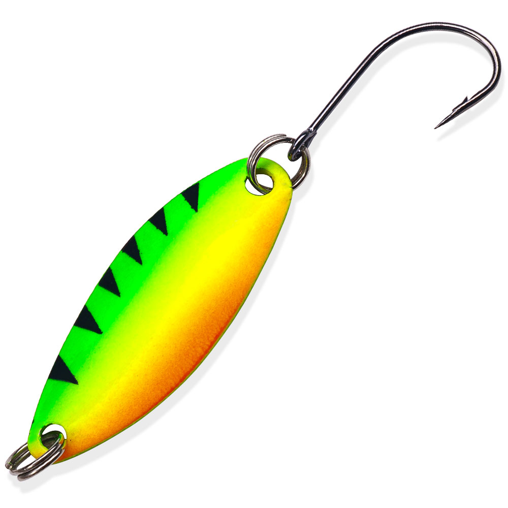 2.5g 3.6 cm Kait Tunggal Umpan Keras Umpan Trout Bertengger Chub Salmon Metal Spoon Fishing Lure 5warna