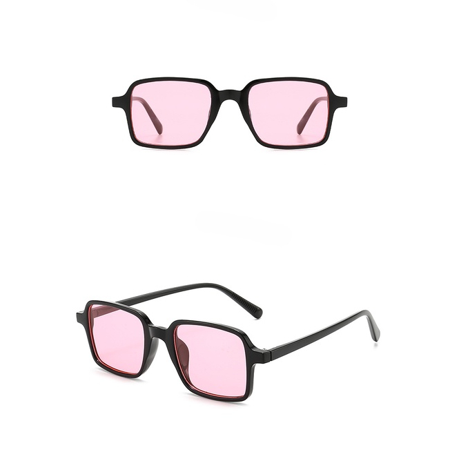 Kacamata Retro Baru Kacamata Hitam Persegi Kacamata Fashion Kacamata Euro-american Kacamata Perlindungan UV Untuk Perjalanan Luar Ruangan
