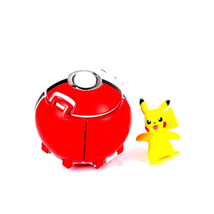 Pokemon Pikachu Boneka Peluncur Otomatis Pokemon Bola Anime Action Figure Pesona Tupai Terbang Permainan Pergi Mainan Anak Hadiah Ulang Tahun