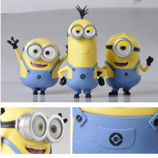 Mainan Despicable Me Minions Mata Besar Pesawat Mobil Deformation Untuk Hadiah Anak