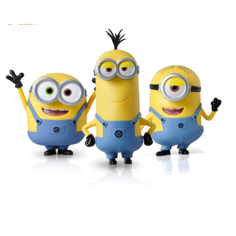 Mainan Despicable Me Minions Mata Besar Pesawat Mobil Deformation Untuk Hadiah Anak