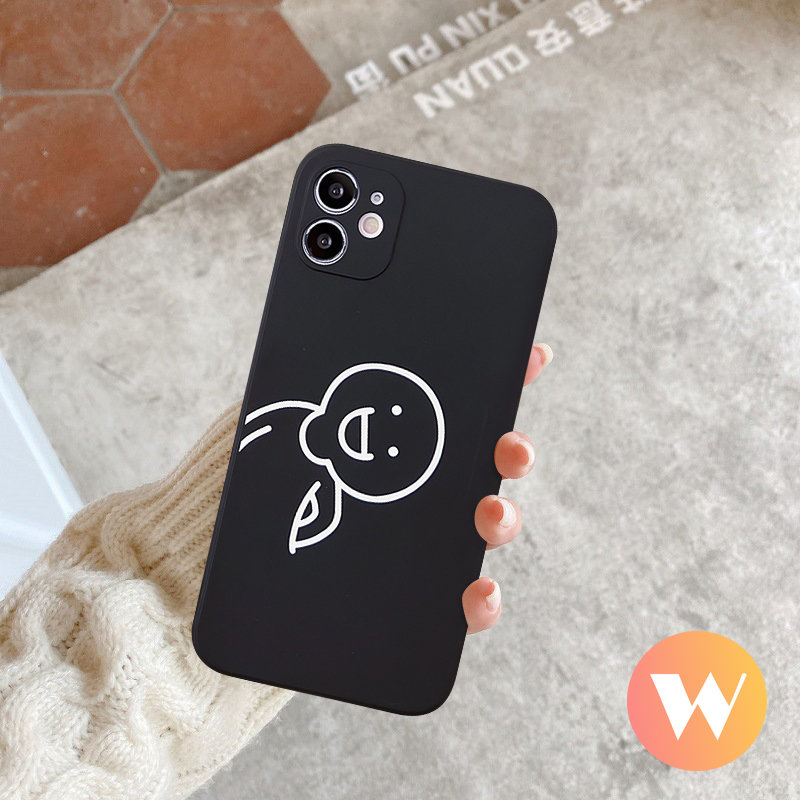 Case Stickman Lucu Hitam Dan Putih Oppo A76 A96 A16 A57 A17 A17k A11 A12 A54 A15 A7 A95 A78 A36 A74 A11K A5S A92 A1K A3S Reno 8T 7 6 4F 5F 45 A5 A53 A9 Soft TPU Sarung Shockproof