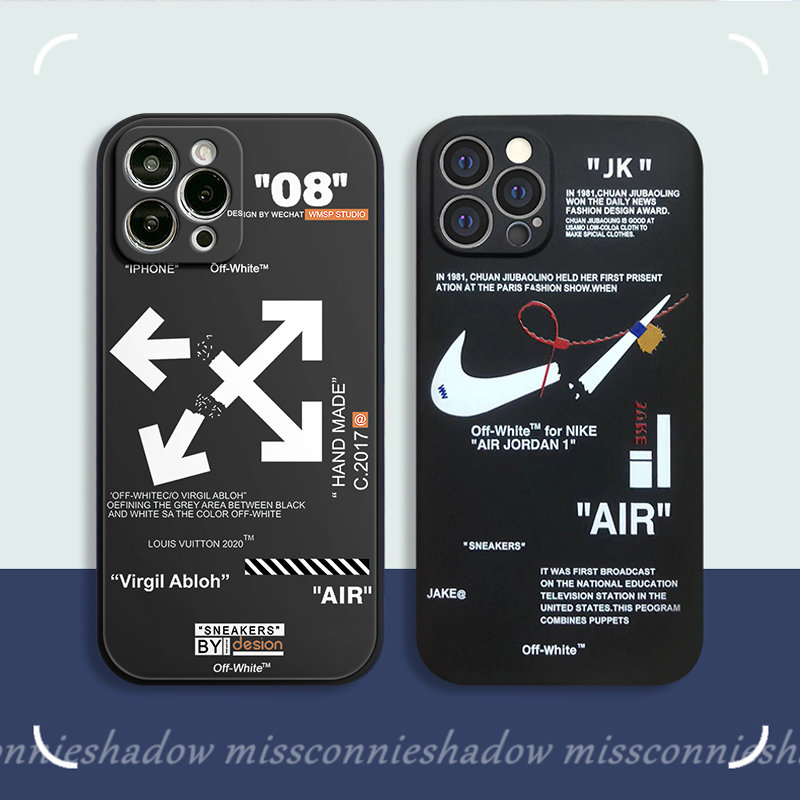 IPHONE Fashion N.B.A Lakers Kobe Case Kompatibel Untuk Iphone11 12 13 14 Pro Max7 8 Plus 6 6S Plus X XR XS Max 14 Pro Max Off. Telepon Nike Jalan Fashion Putih Kubus Lurus Soft Cover