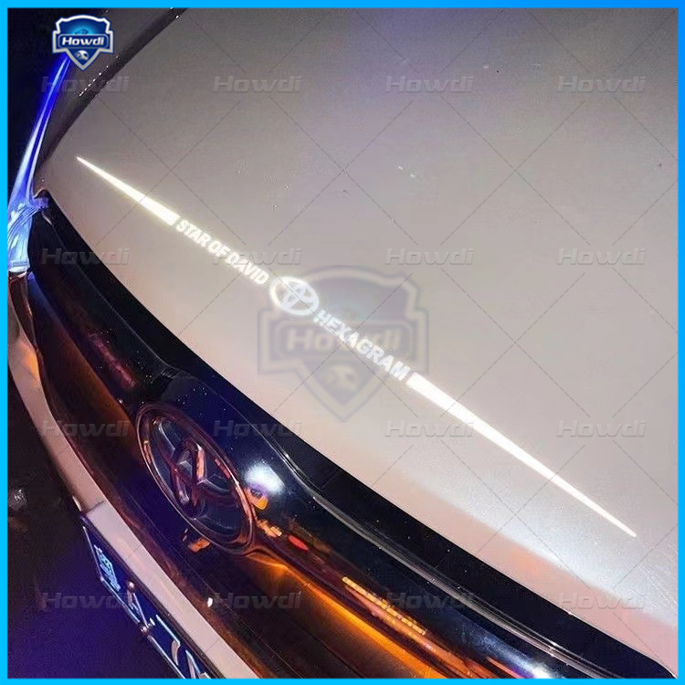 1pc Stiker Laser Putih Stiker logo Mobil Reflektif Stiker Dekorasi Mobil Dengan logo Mobil