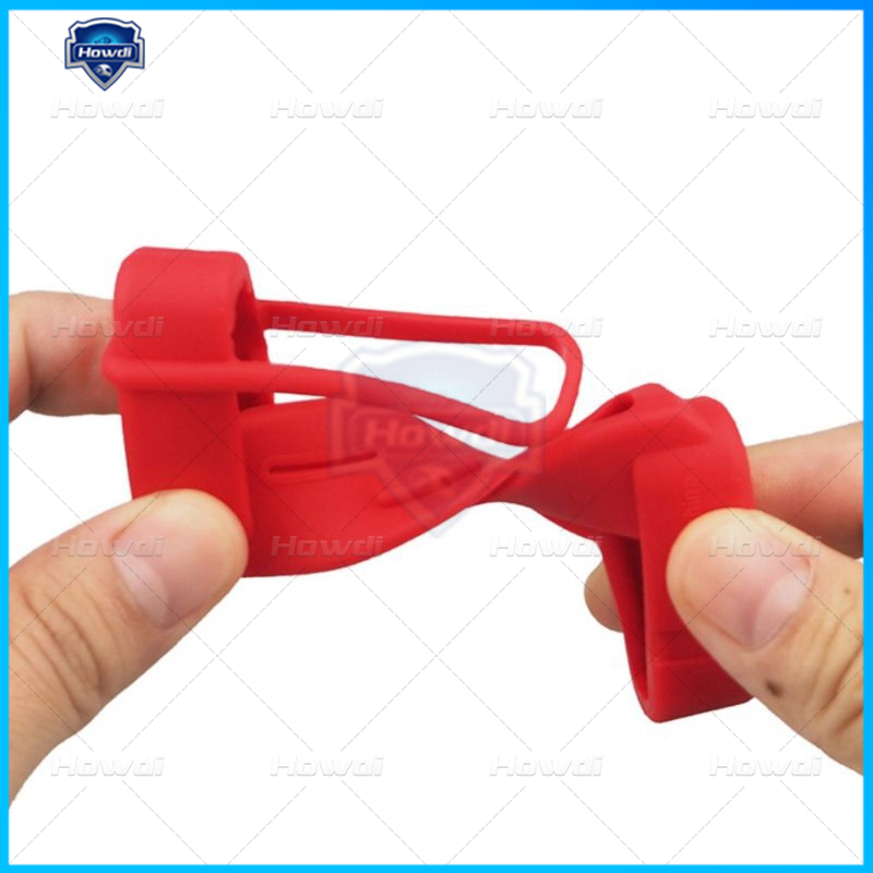 Sabuk Pengaman Universal Mobil Klip Gesper Silicone Cover Pelindung Anti Gores Tabrak Dekorasi Aksesoris