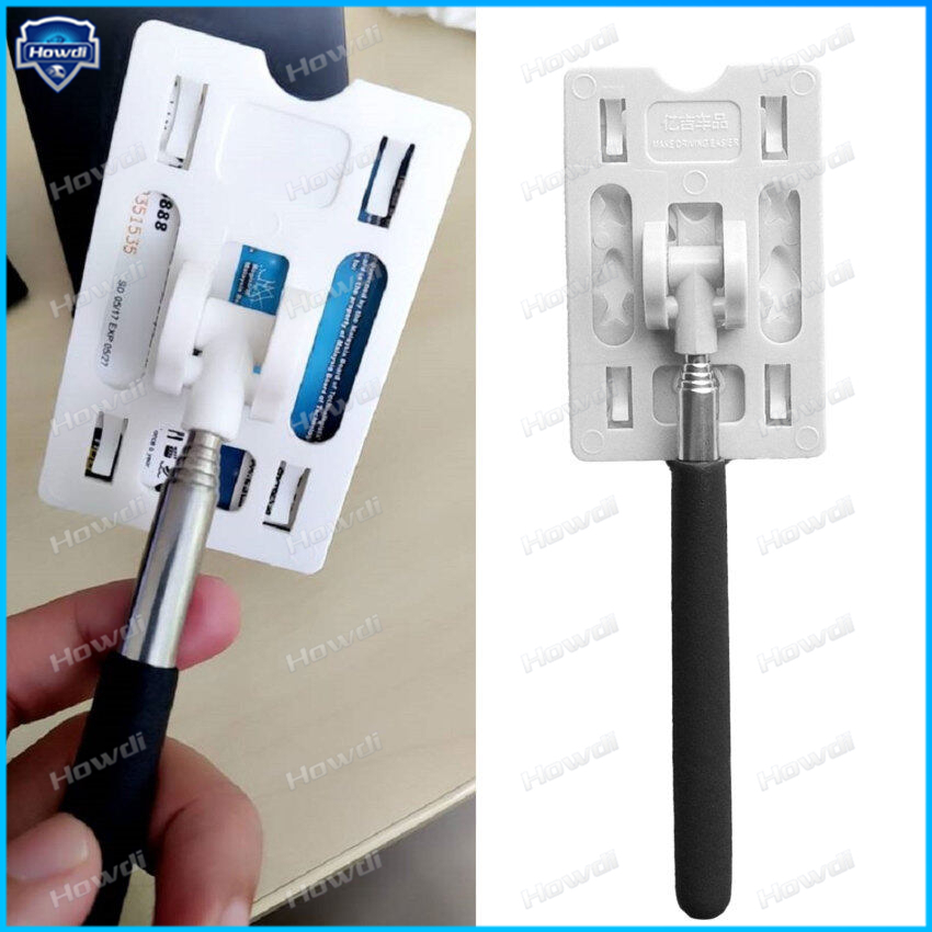 Tongkat Pembayaran Tanpa Kontak Parkir Mobil Adjustable Touch N Go Stick Holder Touch And Go Toll Card Stick Holder Aksesoris Tahan Lama