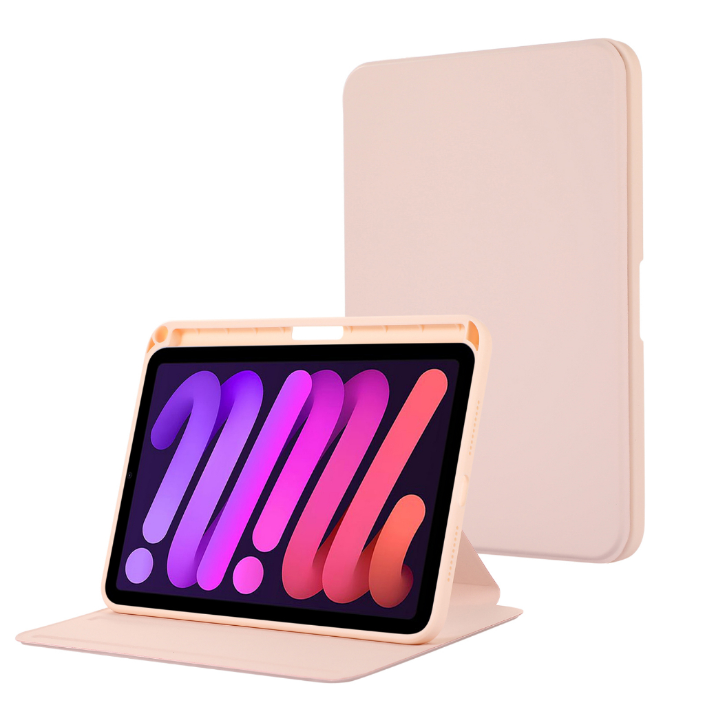 For iPad Mini6 (2021) 8.3 &quot;A2568 iPad mini (Generasi Ke-6) iPad Mini5 4 7.9&quot; Fashion360° Penutup Bening Akrilik Dapat Berputar Dengan Stand Slot Pulpen Flip Case Pelindung Tablet Mewah