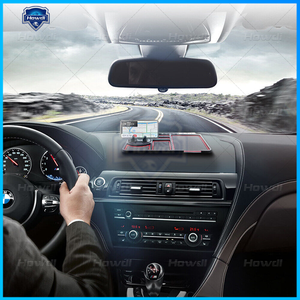 Silicone Anti-Slip Mat Car Handphone GPS Holder Dashboard Mobil Anti Slip Mat Nomor Parkir Mobil Tahan Panas washab