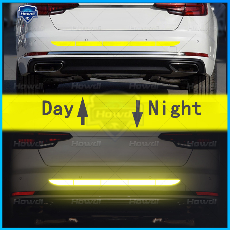 Stiker Reflektif Mobil Strip Peringatan Mobil Strip Reflektif Pengaman Mobil Reflect Stickers Reflective Tape