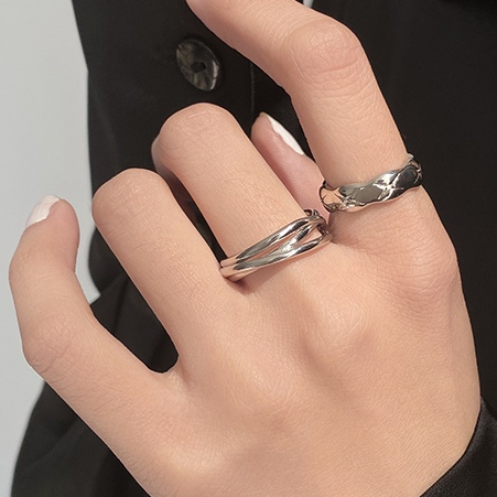 Two-piece Ring Accessories Trendy Simple Personality