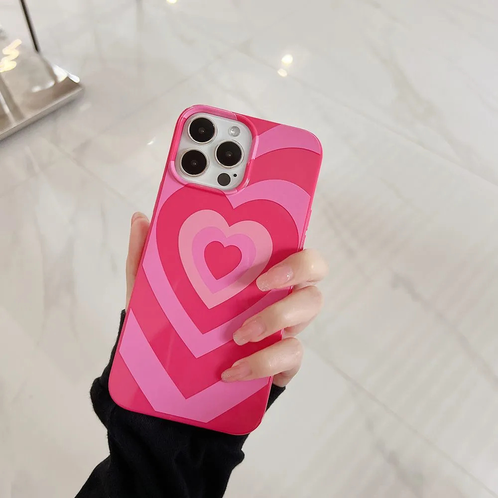 IPHONE Case Cocok Untuk Iphone7 8 Plus 11 13 12 14 Pro Max XR X XS Max SE 2020 Candy Glossy Shockproof Protection Camera Rose Red Label Kartun Cherry Lembut TPU Silicon Back Cover