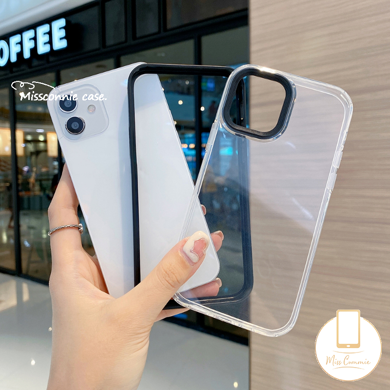 3-in-1 Case Realme C12 C35 C31 C25 8i C25Y C25s C11 C21 C20A C21Y C3 8Pro 6i 7 7i 5i C17 C15 6 6s 5s C11 2020 Transparan Bening Anti Jatuh TPU Phone Case