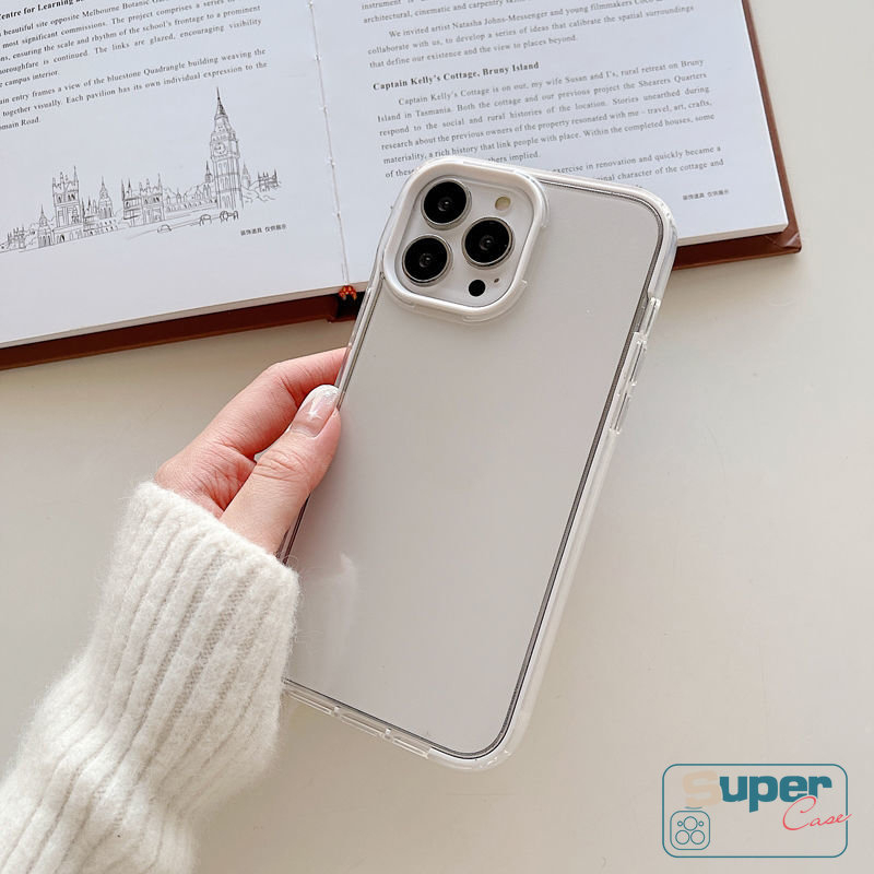 3in1 Soft Tpu Case Transparansi Shockproof Cover VIVO Y35 Y22s Y16 Y17 Y12i Y15 Y01 Y91 Y21T Y76 Y12 Y21 Y22 Y15s Y21s Y02s Y91C Y20s Y12s Y33s Y20 Y15A Y11s Y33T Y11 Y12A Y30