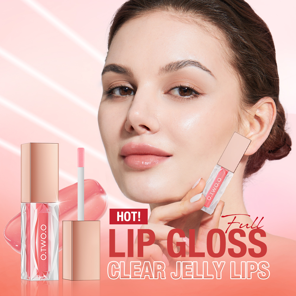 O.TWO.O Lip Gloss / Lipstick Kristal Bening Ringan Dan Jernih