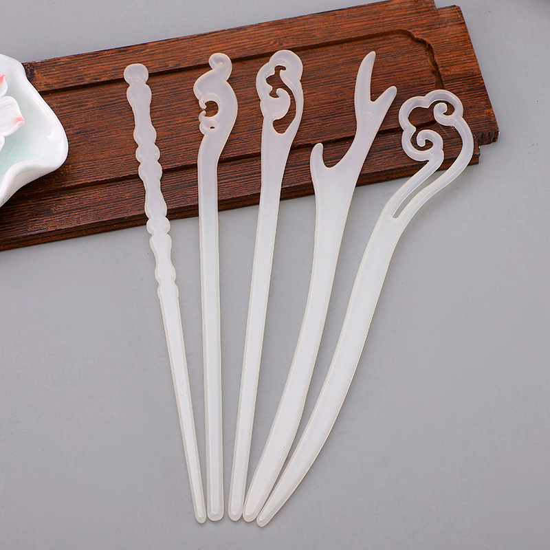 【antop】Gaya Cina Baru Elegan Retro Hadiah Han PakaianGadis Serbaguna Asam Asetat Jepit Rambut Aksesoris Pakaian Sederhana DIY Jepit Rambut