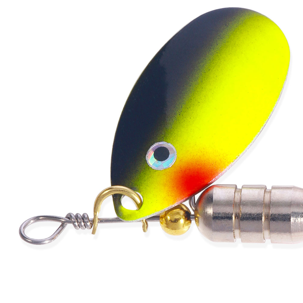 Hengjia New Arrival 2Pcs SpinnerBait Lure 6.6g/7.1g Sendok Lure Kuningan Metal Fishing Lure Carp Fishing Payet Bulu Kait